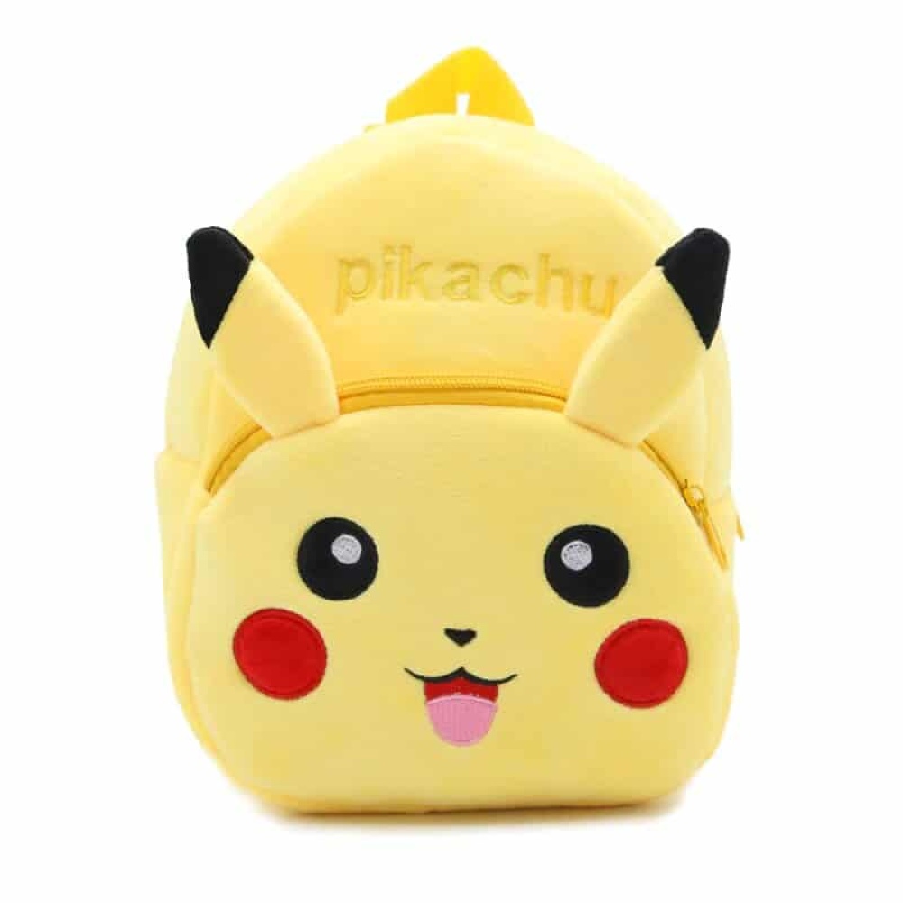 Pikachu-Rucksäcke aus gelbem Plüsch