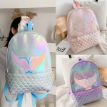 Rucksack mit Meerjungfrauenmotiv für Mädchen bunt und glänzend mit Motiv
