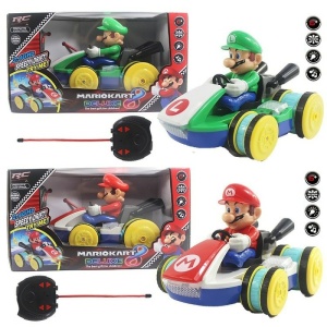 Ferngesteuertes Auto Super Mario und Luigi in rot und grün