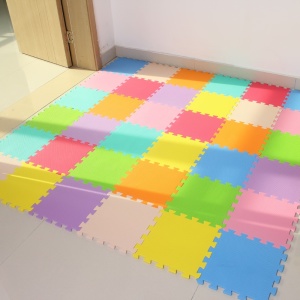 Farbiger Puzzle-Spielteppich für Kinder