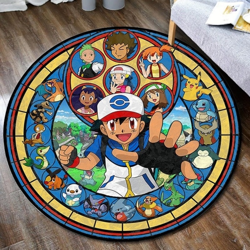 Pokemon runde Bodenmatte