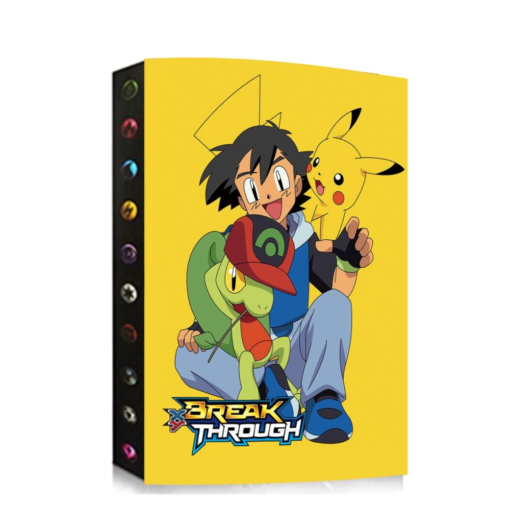 Süße gelbe Pokémon Album-Hülle mit Pikachu und Ash