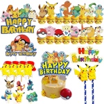 Pokémon Pikachu Happy Birthday Kuchendekorationen in bunten Farben