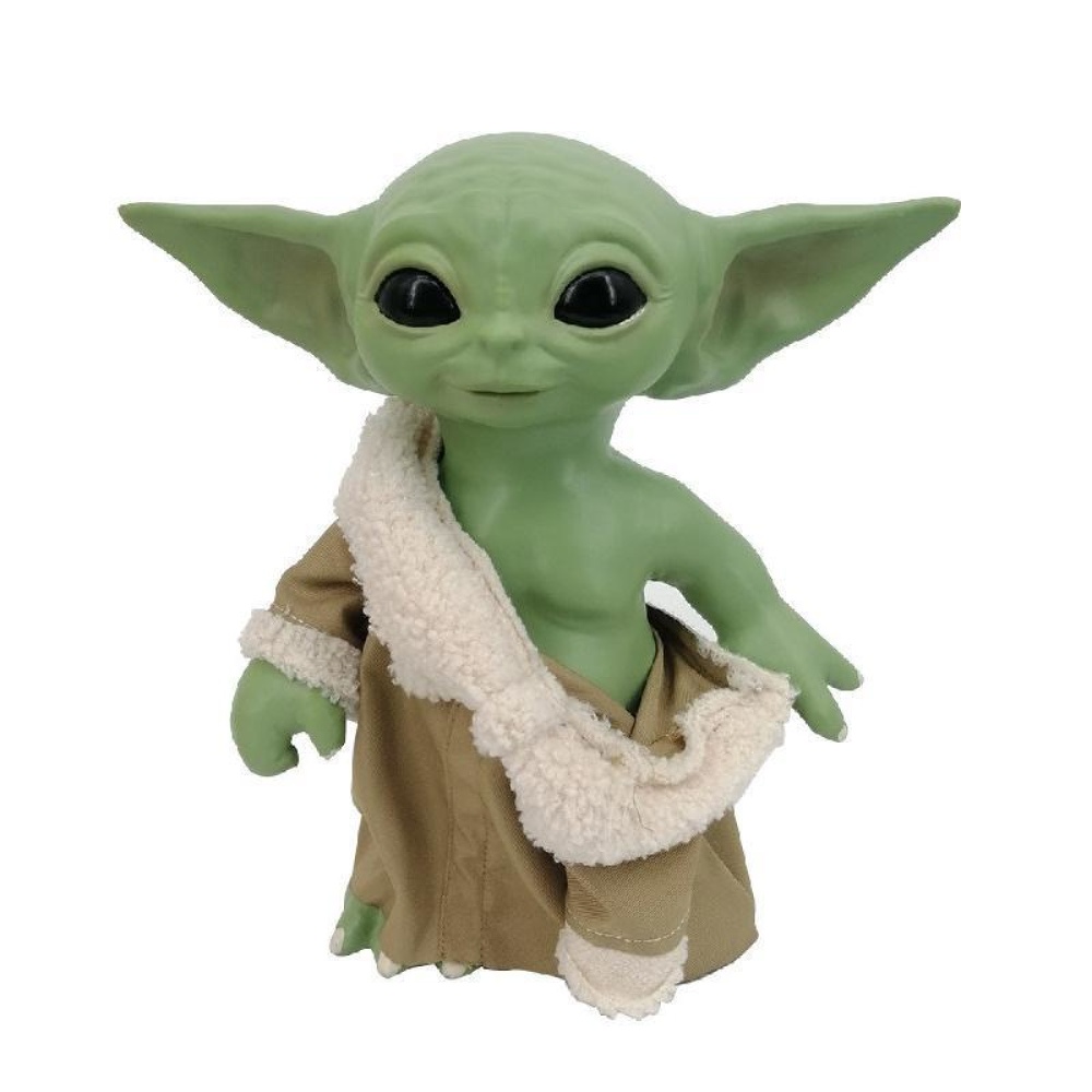 Star Wars Meister Yoda Figurine grün mit braunem Mantel