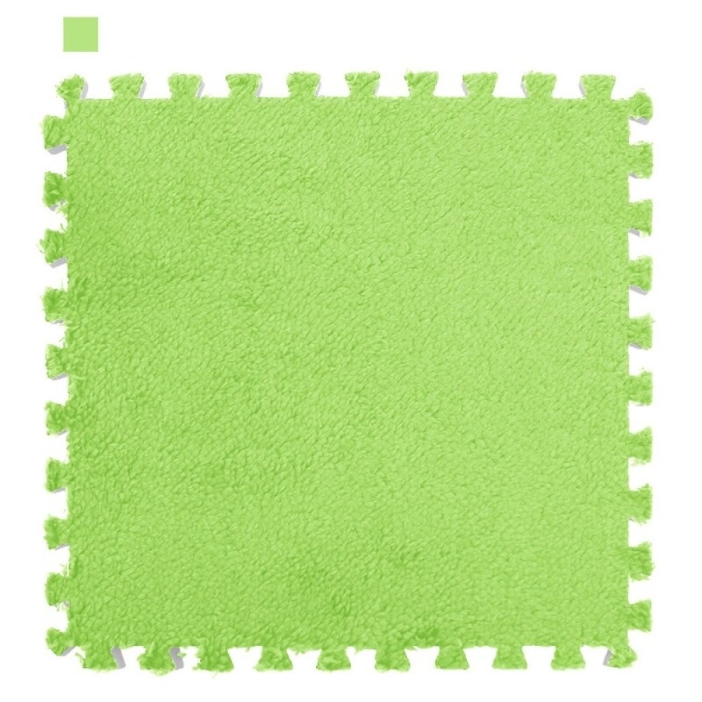 Puzzlematte aus Schaumstoff uni grün