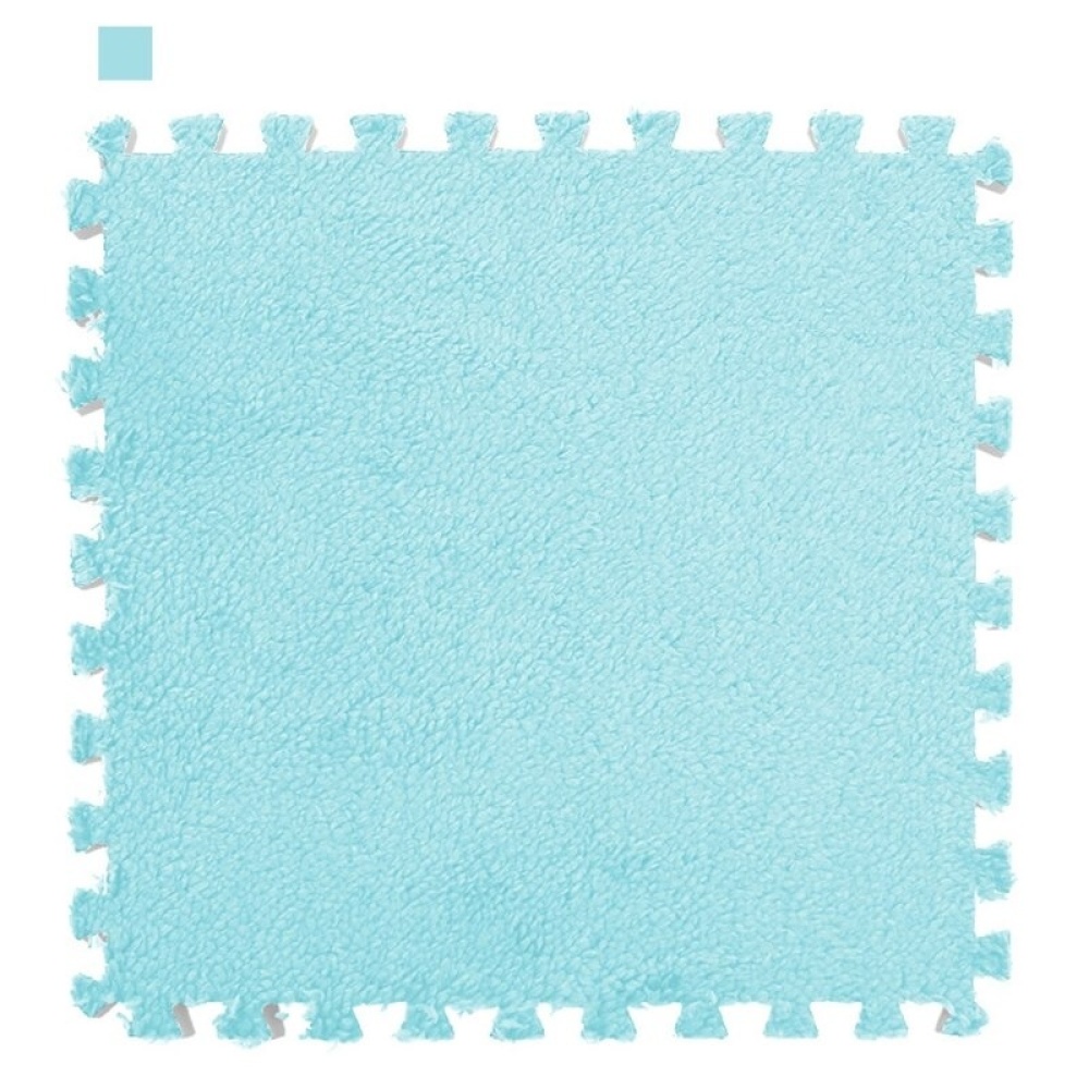 Puzzlematte aus Schaumstoff uni hellblau