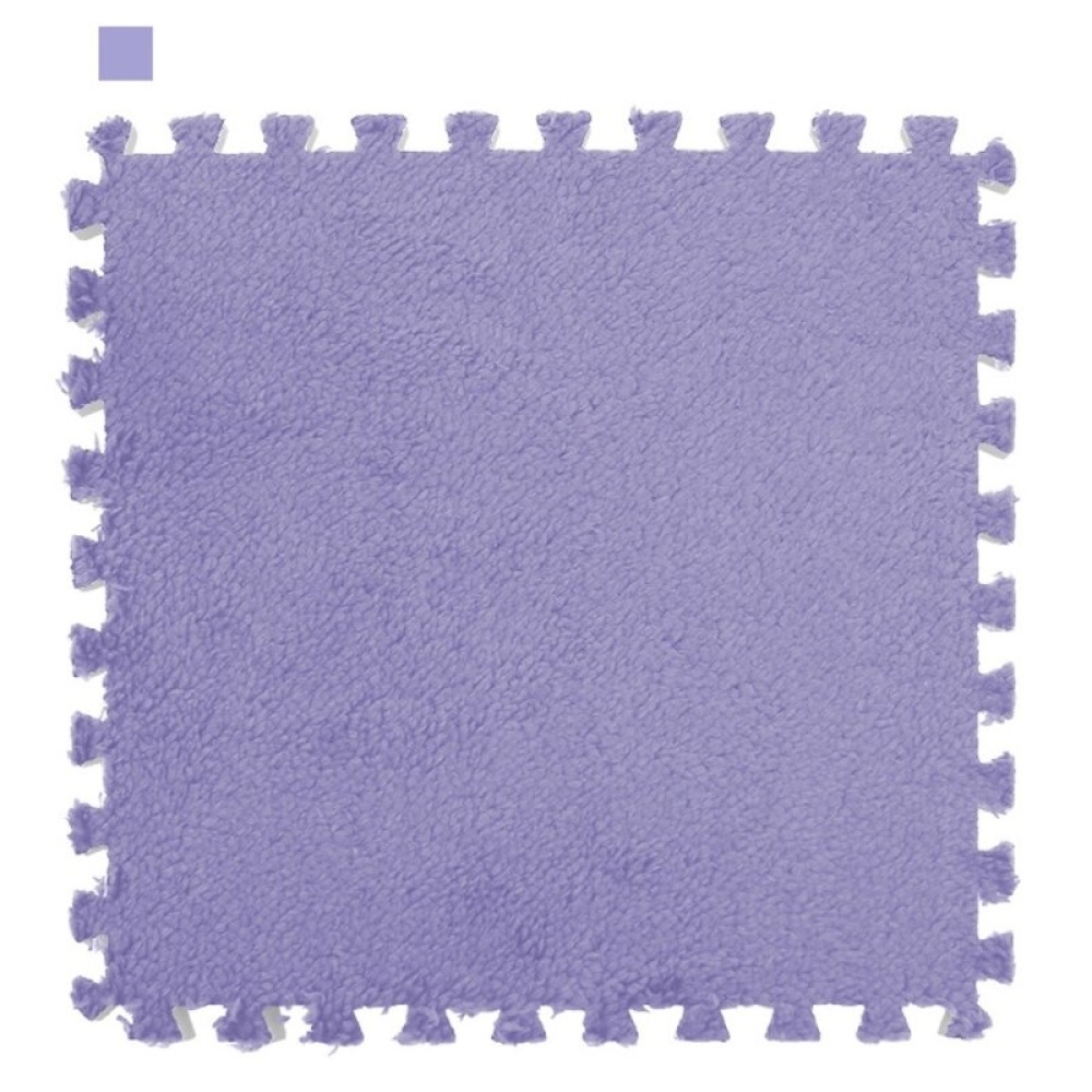 Puzzlematte aus Schaumstoff uni violett
