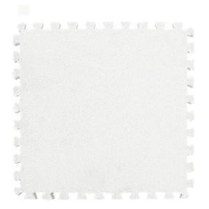 Puzzlematte aus Schaumstoff uni weiß