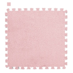 Puzzlematte aus Schaumstoff uni rosa