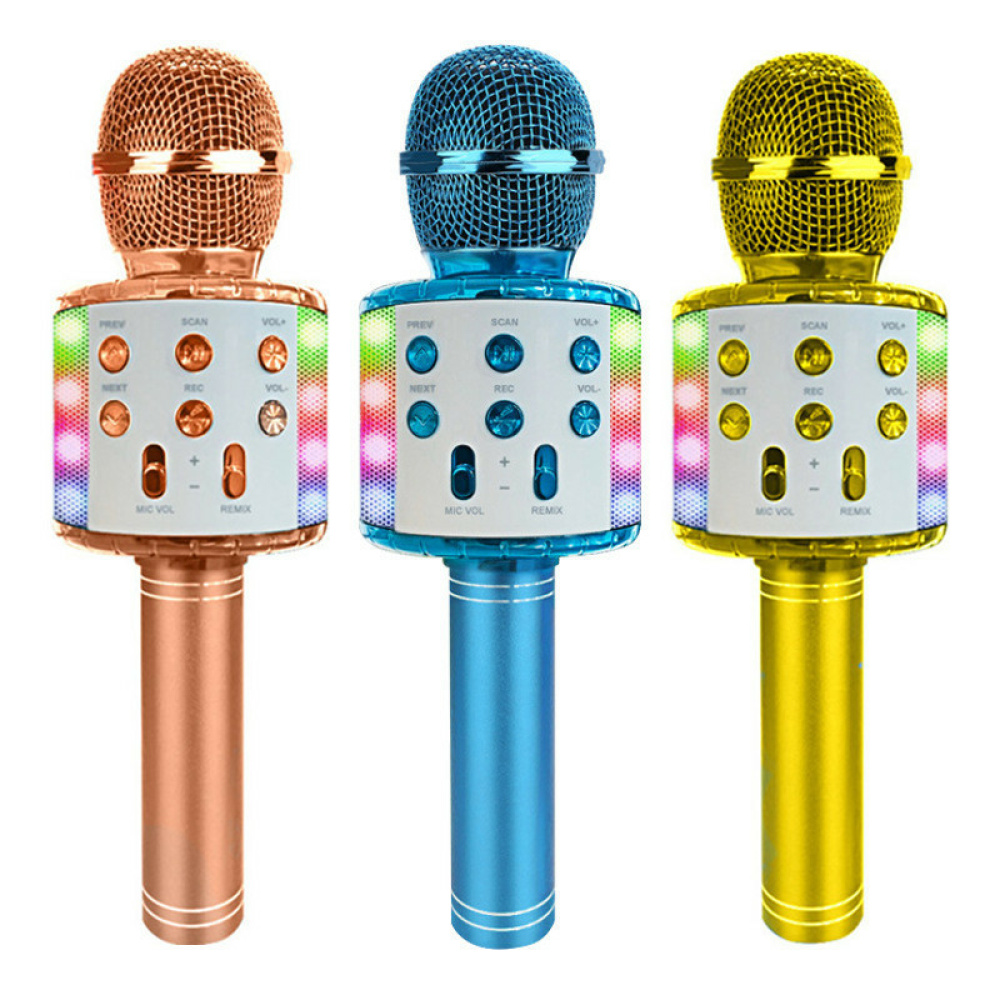 Karaoke-Mikrofon Für Kinder Mit Lichteffekten Und Toneffekten