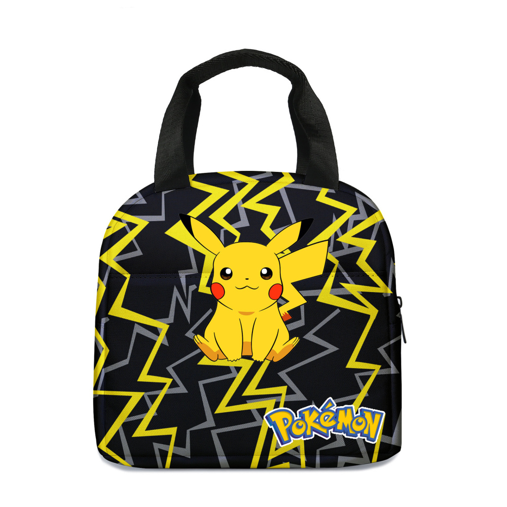 Pokémon Pikachu Rucksack auf weißem Hintergrund dargestellt
