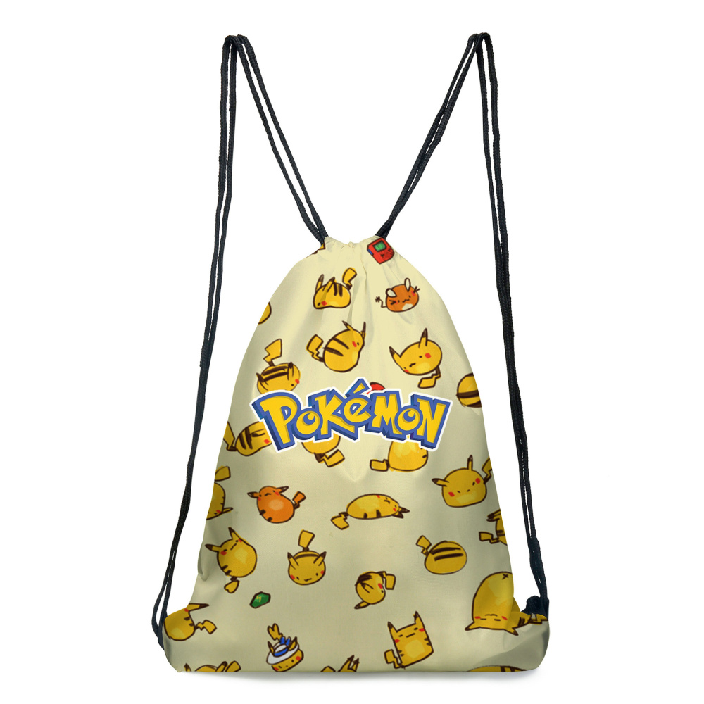 Pokémon Rucksack mit schmalen Trägern, gelb