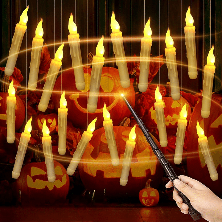 Harry Potter LED-Schwimmzauberkerzen mit Zauberstab – Bild 7