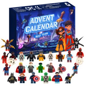Adventskalender Marvel-Figuren im Lego-Stil