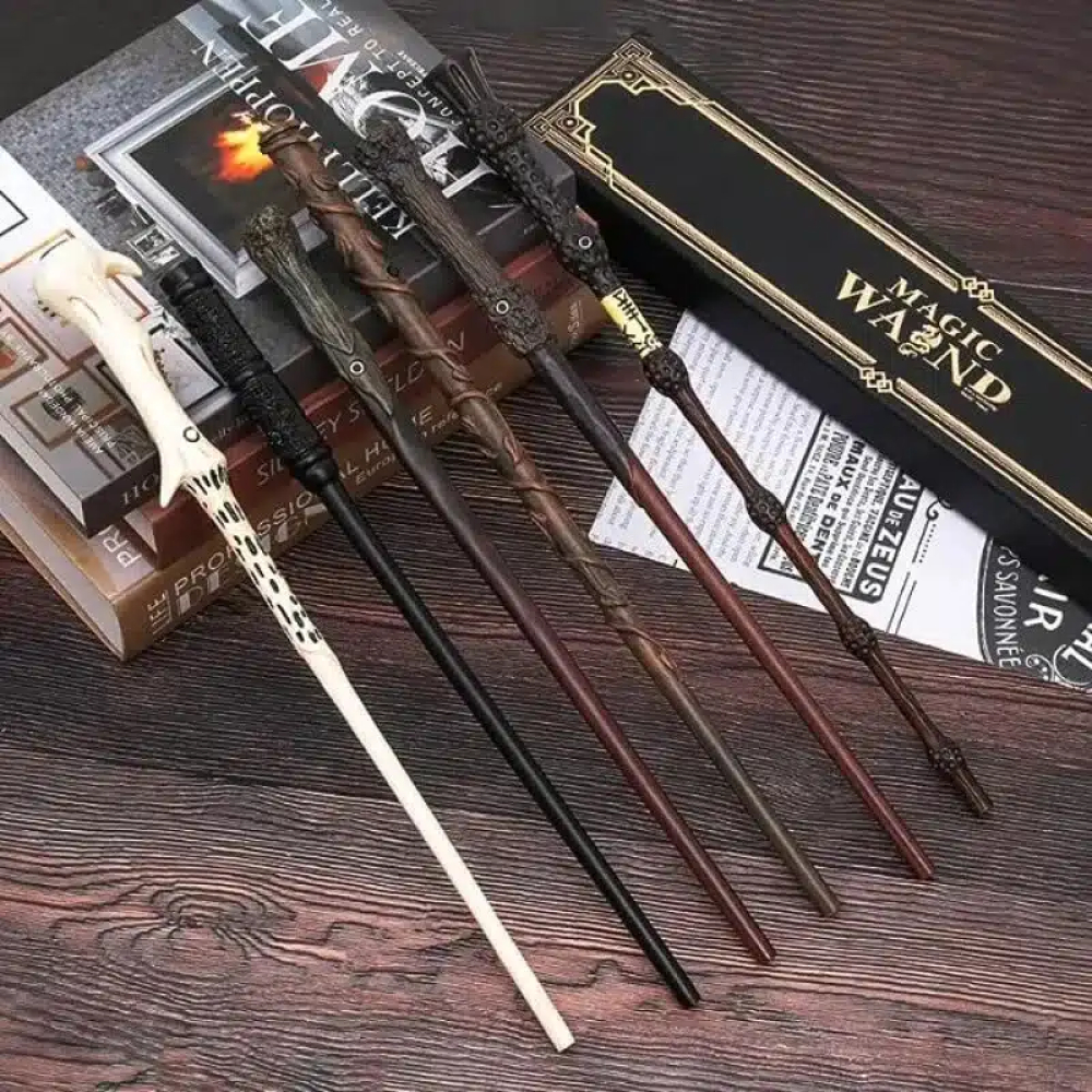 Stilvolle Harry Potter Zauberstab Mit Feuer Bild