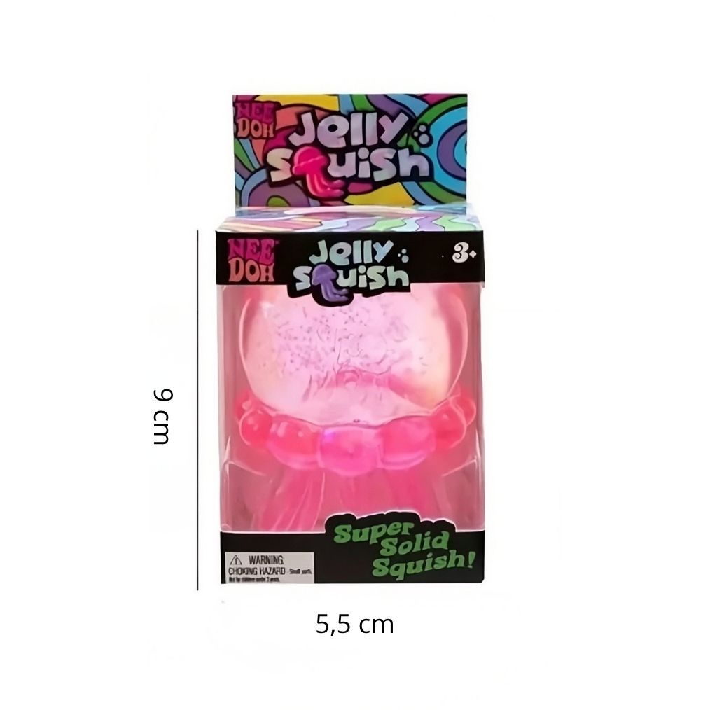 Squishy Needoh Qualle, sensorisches Anti-Stress-Spielzeug zum Pressen für Kinder – Bild 5